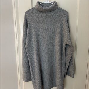 Princess Polly Gray Long Sleeve Turtleneck Dress